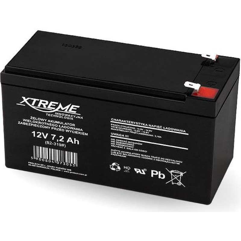 Xtreme Akumulator 12V/7.2Ah (82-319#)
