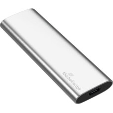 Mediarange 480 GB, Externe SSD (silber, USB-C 3.2 Gen 2 (10 Gbit/s))