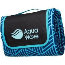 Aquawave Koc piknikowy AQUAWAVE 140x170cm ALADEEN geometric niebieski