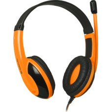 Defender HEADPHONES DEFENDER WITH MICROPHONE WARHEAD G-120 ORANGE + GAME!!!