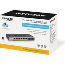 Netgear GS110TP Managed L2/L3/L4 Gigabit Ethernet (10/100/1000) Power over Ethernet (PoE) Grey