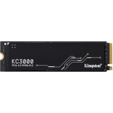 Kingston SSD KC3000 4TB M.2 PCIE NVMe 3D TLC Write speed 7000 MBytes/sec Read speed 7000 MBytes/sec 3.5mm MTBF 1800000 hours