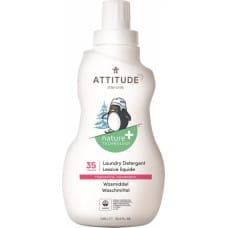 Attitude Płyn do prania ubranek dziecięcych, Bezzapachowy (fragrance free), 35 prań, 1050 ml