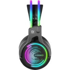 Defender Headphones with microphone DEFENDER COSMO PRO 7.1 USB black, RGB lights