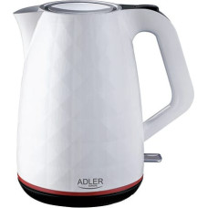 Adler AD 1277 W electric kettle 1.7 L 2200 W White