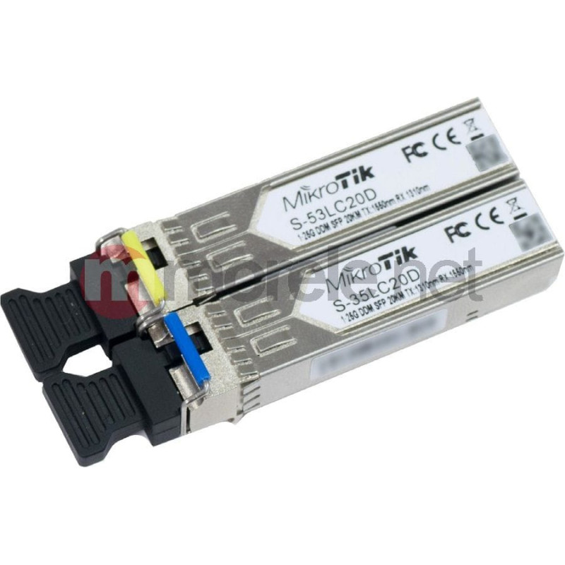 Mikrotik Moduł SFP MikroTik Zestaw dwóch transceiverów S-3553LC20D