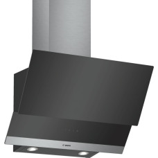 Bosch DWK065G60 cooker hood 530 m³/h Wall-mounted Black,Stainless steel