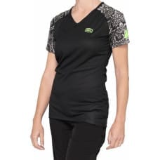 100 Bon 100% Koszulka damska 100% AIRMATIC Women's Jersey krótki rękaw black python roz. L (NEW 2021)