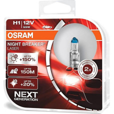 Osram OSRAM autožárovka H1 NIGHT BREAKER® LASER 12V 55W P14,5s (Duo-Box)