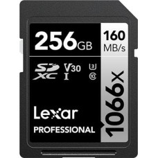 Lexar Karta Lexar Professional 1066x SDXC 256 GB Class 10 UHS-I/U3 V30 (LSD1066256G­BNNNG)