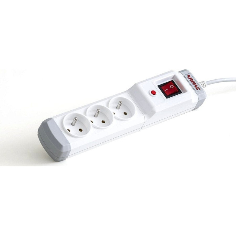 Armac Listwa zasilająca Armac Multi M3 przeciwprzepięciowa 3 gniazd 1.5 m szara (M3/15/SZ)