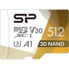 Silicon Power Superior Pro Colorful memory card 512 GB MicroSDXC Class 10 UHS-I + SD adapter (SP512GBSTXDU3V20AB)