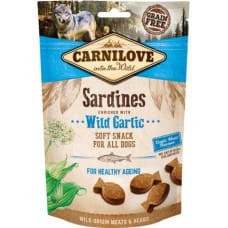 Carnilove Semi Moist Snack Sardines Enriched With Wild Garlic - Dog treat with sardines and garlic - 200 g