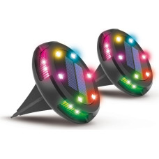 Activejet Set of 2 RGB LED solar lamps Activejet LARIX