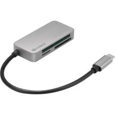 Sandberg Czytnik Sandberg SANDBERG USB-C Multi Card Reader Pro