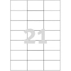 Avery Zweckform AVERY LABEL 70X42 3MM INKJETLASERCOPY universal-labels Inkjet laser color-laser copier weiss 70x42,3mm 2100 Etiketten - 3652