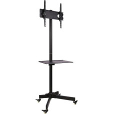 Techly Stojak mobilny do TV LCD/LED/Plazma 23''-55'' 25kg VESA pochylany z półką (100730)