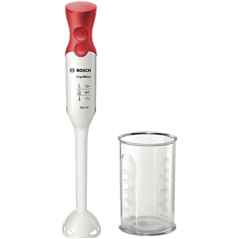 Bosch MSM64010 blender Immersion blender Red,White 450 W