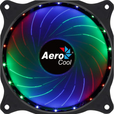 Aerocool COSMO12FRGB PC Fan 12cm LED RGB Molex Connector Silent Black