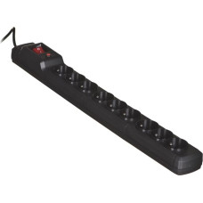 Activejet ACJ COMBO 9GN 3M black power strip with cord