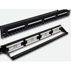 A-Lan Patchpanel UTP 24-porty kat 6 z podporą pełny - PK001