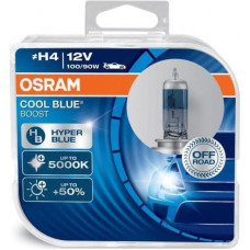Osram Automobilinės lemputės Osram Cool Blue Boost H4, 100/90W, 2 vnt.