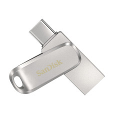 Sandisk Ultra Dual Drive Luxe USB flash drive 256 GB USB Type-A / USB Type-C 3.2 Gen 1 (3.1 Gen 1) Stainless steel