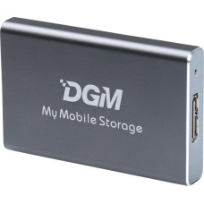 DGM Dysk zewnętrzny DGM Dysk zewnętrzny SSD 256 GB DGM My Mobile Storage MMS256SG USB 3.0 szary