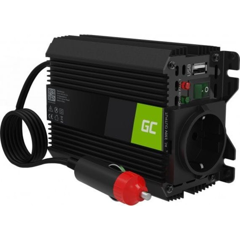 Green Cell Przetwornica Green Cell PRO 12V na 230V 150W/300W