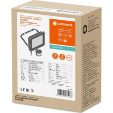 Ledvance Naświetlacz Ledvance Projektor LED FLOOD COMPACT SENSOR V 20W 840 SYM 100 BK 4058075575288