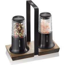 Gefu X-plosion black salt and pepper mill set G-34642