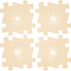 Askato PROMO Mata podłogowa 16 elementów Magic Set beżowa MFK-044-3