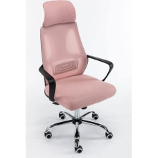 Top E Shop Topeshop FOTEL NIGEL RÓŻOWY office/computer chair Padded seat Mesh backrest