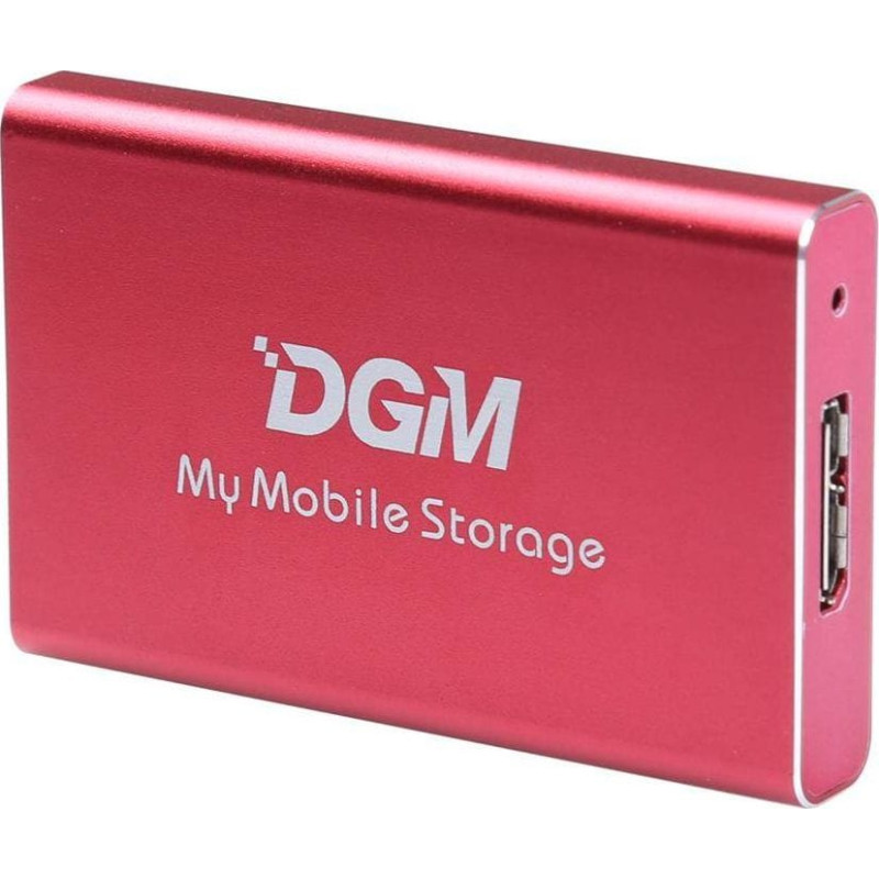 DGM Dysk zewnętrzny DGM Dysk zewnętrzny SSD 256 GB DGM My Mobile Storage MMS256RD USB 3.0 czerwony