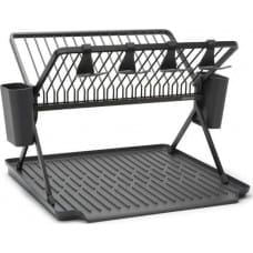 Brabantia Suszarka do naczyń składana duża ciemno szara 139482