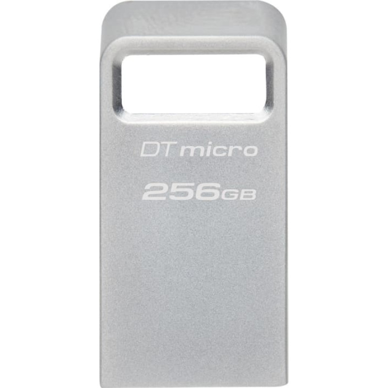 Kingston Tehnoloģija DataTraveler 256GB Micro 200MB/s Metāla USB 3.2 Gen 1