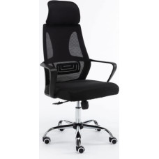 Top E Shop Topeshop FOTEL NIGEL CZERŃ office/computer chair Padded seat Mesh backrest