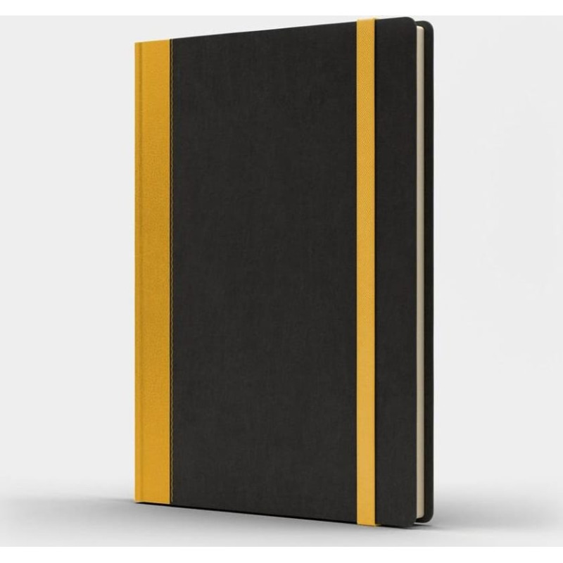 Like U Notatnik B5 Pro L kratka czarny/żółty
