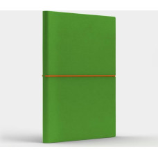 Like U Notatnik A5 Fun M kropki jasnozielony/pomarańczowy