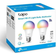 AB LED żarówka TP-LINK E27, 220-240V, 8.7W, 806lm, 6000k, RGB, 15000h, chytrá Wi-Fi žárovka, 2- pack