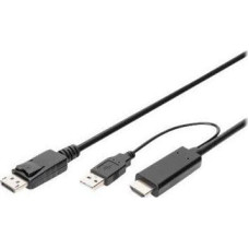 Assmann 2M HDMI TO DP ADAPTER CABLE 2M HDMI TO DP ADAPTER CABLE