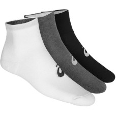 Asics Skarpety stopki 3PPK Quarter Sock White/Grey/Black r. 39-42 (155205-701)