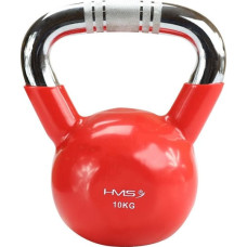 HMS Kettlebell chromowany 10 kg czerwony HMS KTC10