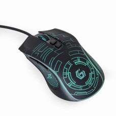 Gembird MOUSE USB OPTICAL GAMING/BLACK MUSG-RGB-01 GEMBIRD