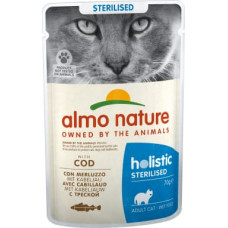 Almo Nature Holistic Sterilised with Cod - 70g