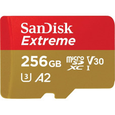 Sandisk EXTREME microSDXC 256 GB 190/130 MB/s A2