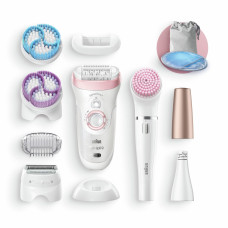 Braun Silk-épil 9 Silk-épil Beauty Set 9 9-985 Deluxe 7-in-1 Cordless Wet & Dry Hair Removal - Epilator, Shaver, Exfoliator, Cleansing Kit for Face & Body