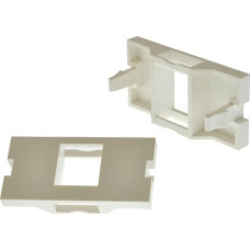 Lindy 4 face plate module for 1 keystone SnapIn module for wall boxes - 60551