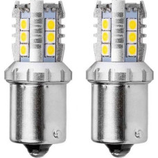 Amio Żarówki led canbus 3030 16smd 1156 ba15s p21w r10w r5w white 12v/24v