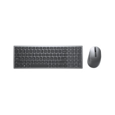 Dell KM7120W keyboard RF Wireless + Bluetooth QWERTY US International Grey, Titanium